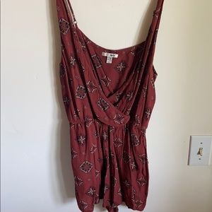 Amuse Society Red Romper